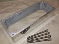 Injector Hat Spacer  2" Polished Aluminum  Straight up - Bugcatcher- Birdcatcher